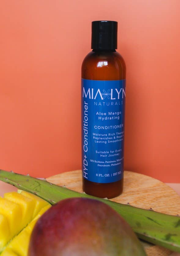 Mia Lynn Naturals - Wholesale Hair Conditioner - Aloe Mango Hydrating Conditioner, restores moisture3