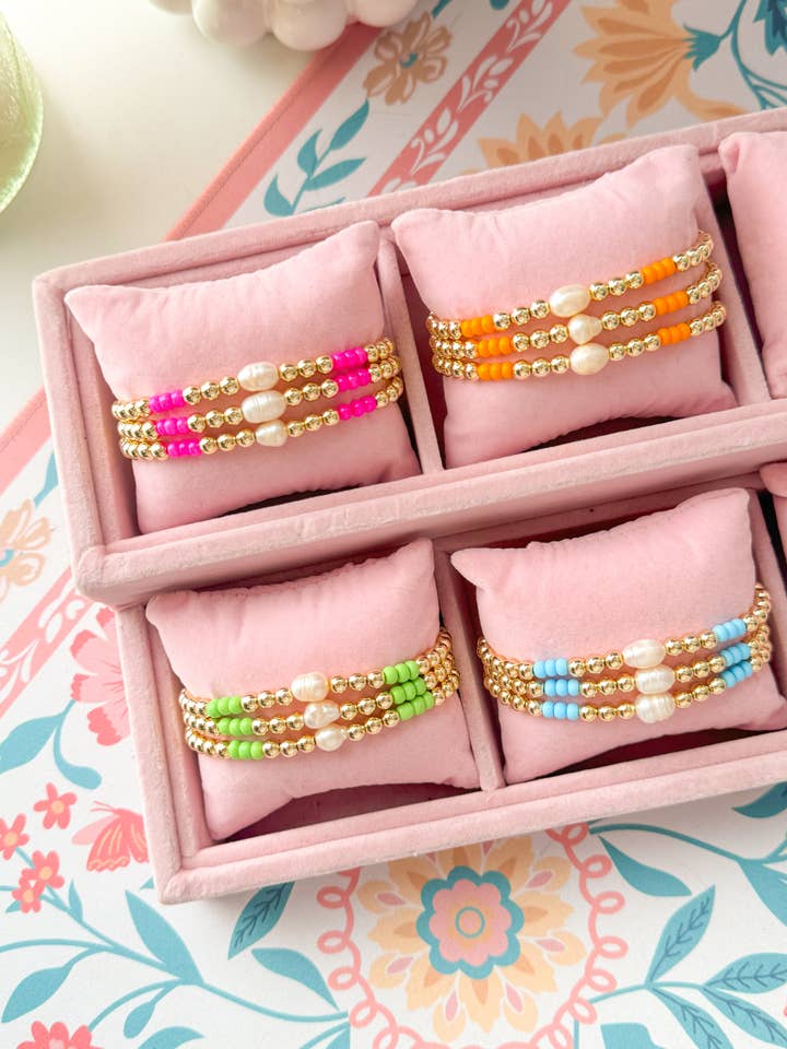 Sunkissed Bracelet for wholesale by Brightfully Beaded