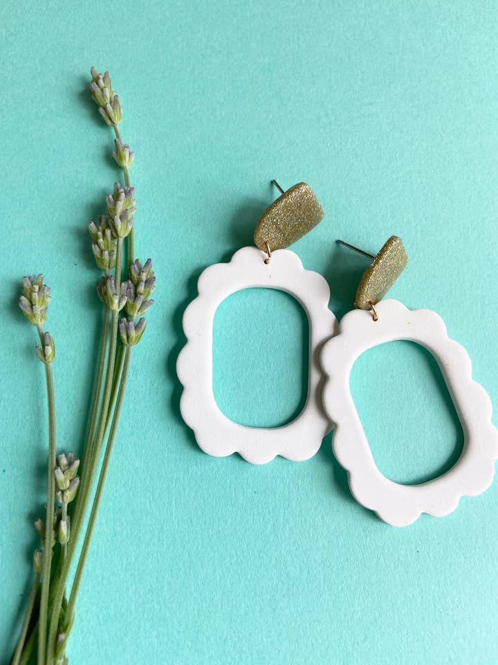 Bubble Cloud Earrings for wholesale by The Color Forest