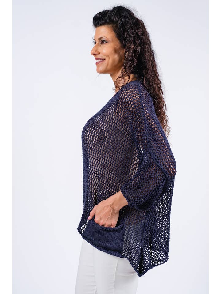 TINA Stephens Italy/Tees By Tina - Vente Haut en maille – femme - Surmatelas en tricot ouvert Lennox (BLS133)4