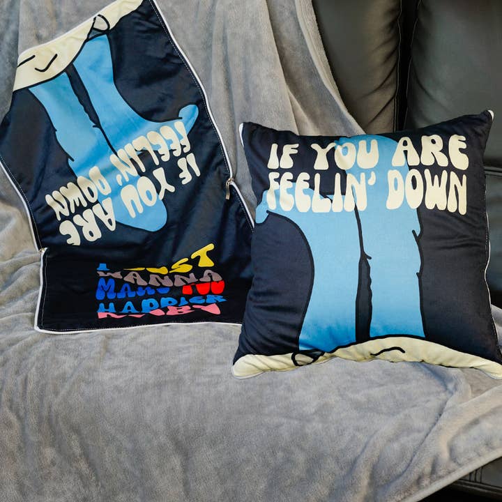 Coussin LNT x couverture | Couverture de coussin convertible inspirée du style HS pour la vente par To Be So Styles