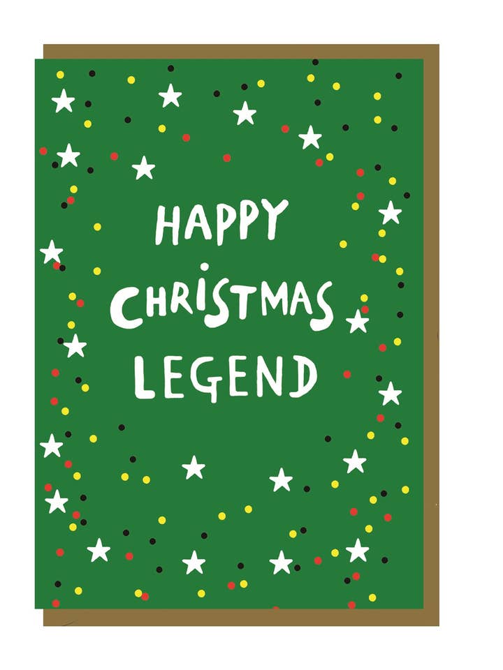 Légende EBX1 - Carte de Noël pour la vente par Earlybird Designs