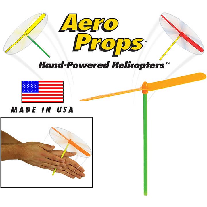 Aero-Motion, Inc. - Wholesale Retailer Display - Kids & Baby - 60 Unit Aero Prop 2 Pack Flying Propeller Toy Display