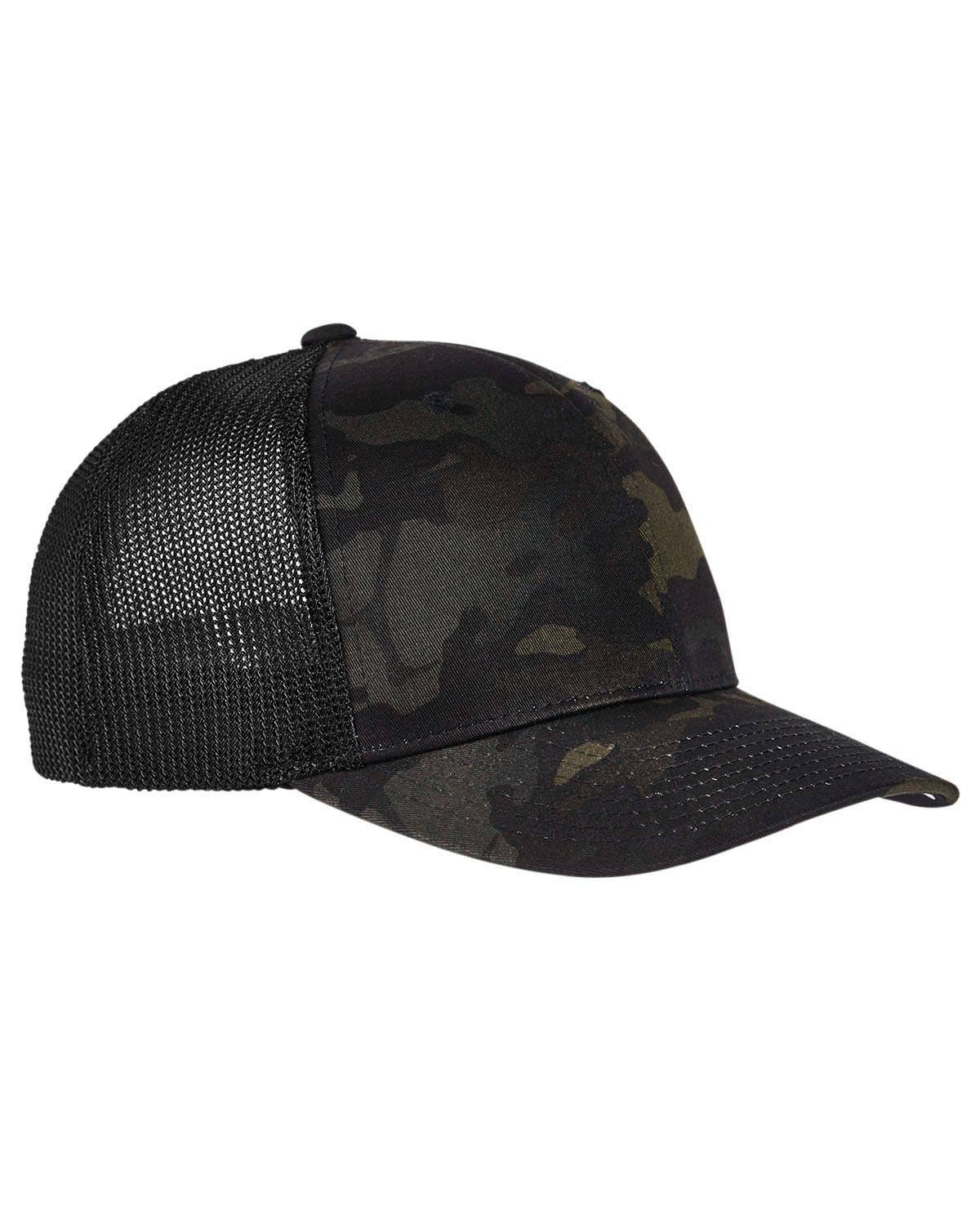 Total Apparel - Wholesale Trucker Hat - Unisex - Yupoong 6511MC - Adult Flexfit Multicam Trucker Mesh Cap0