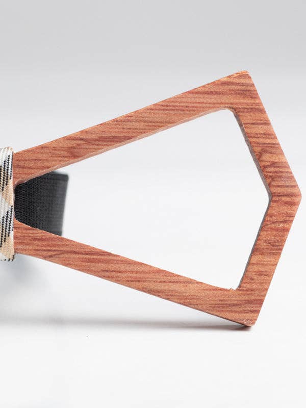 Wood&Chic - Vendita all'ingrosso Fermacravatta - Uomo - Papillon in legno Father & Son - Holly4