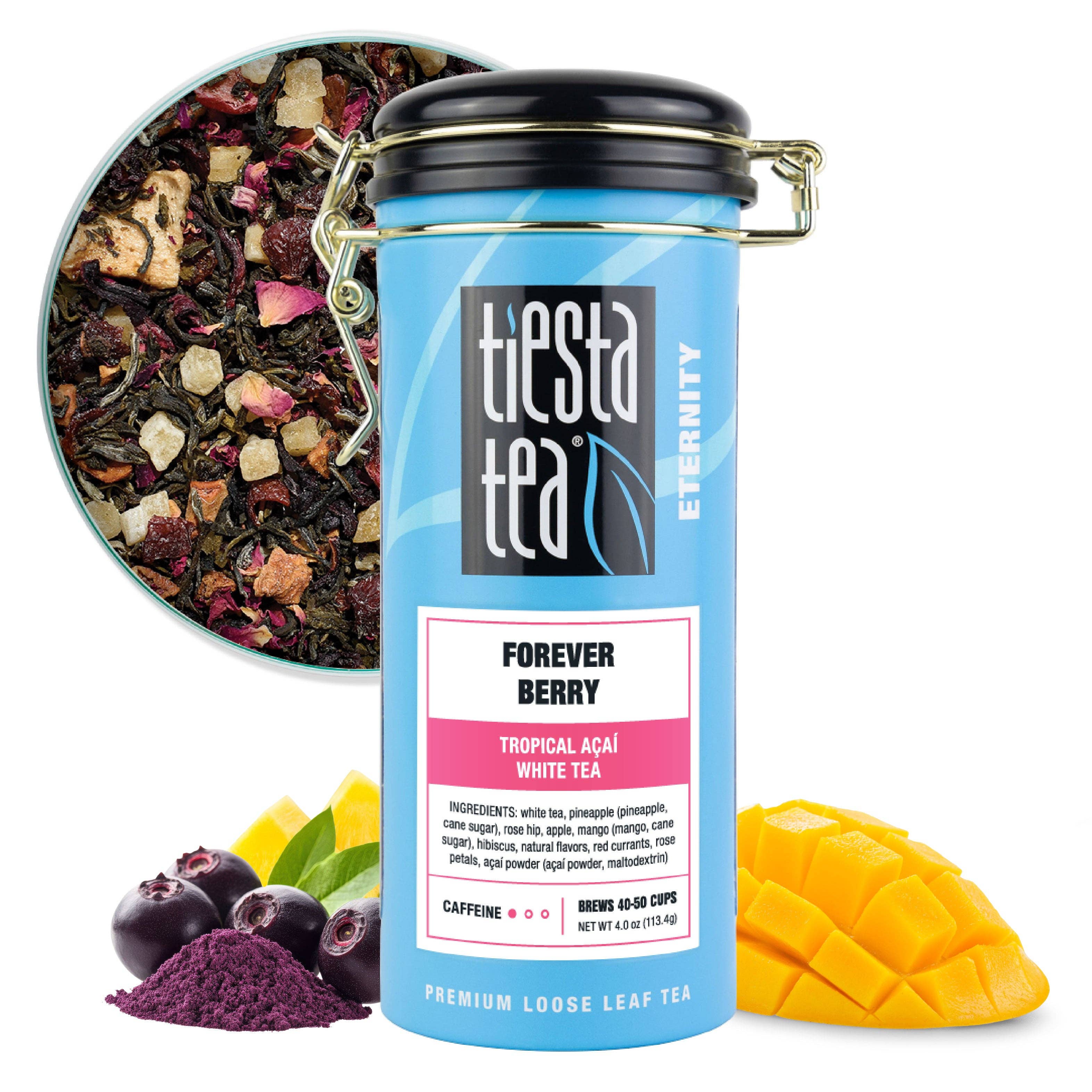 Tiesta Tea Company (loose leaf teas & accessories) - Vente Thé en vrac - Forever Berry - Thé Blanc Tropical Açaï22