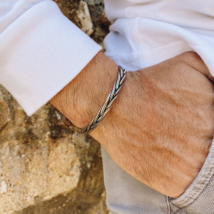 Christina Christi - Wholesale Bangle Bracelet - Stainless Steel Mens Bracelet