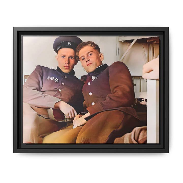 paire 007 | Framed Vintage Photo - Matte Canvas for wholesale by Walt & Pete