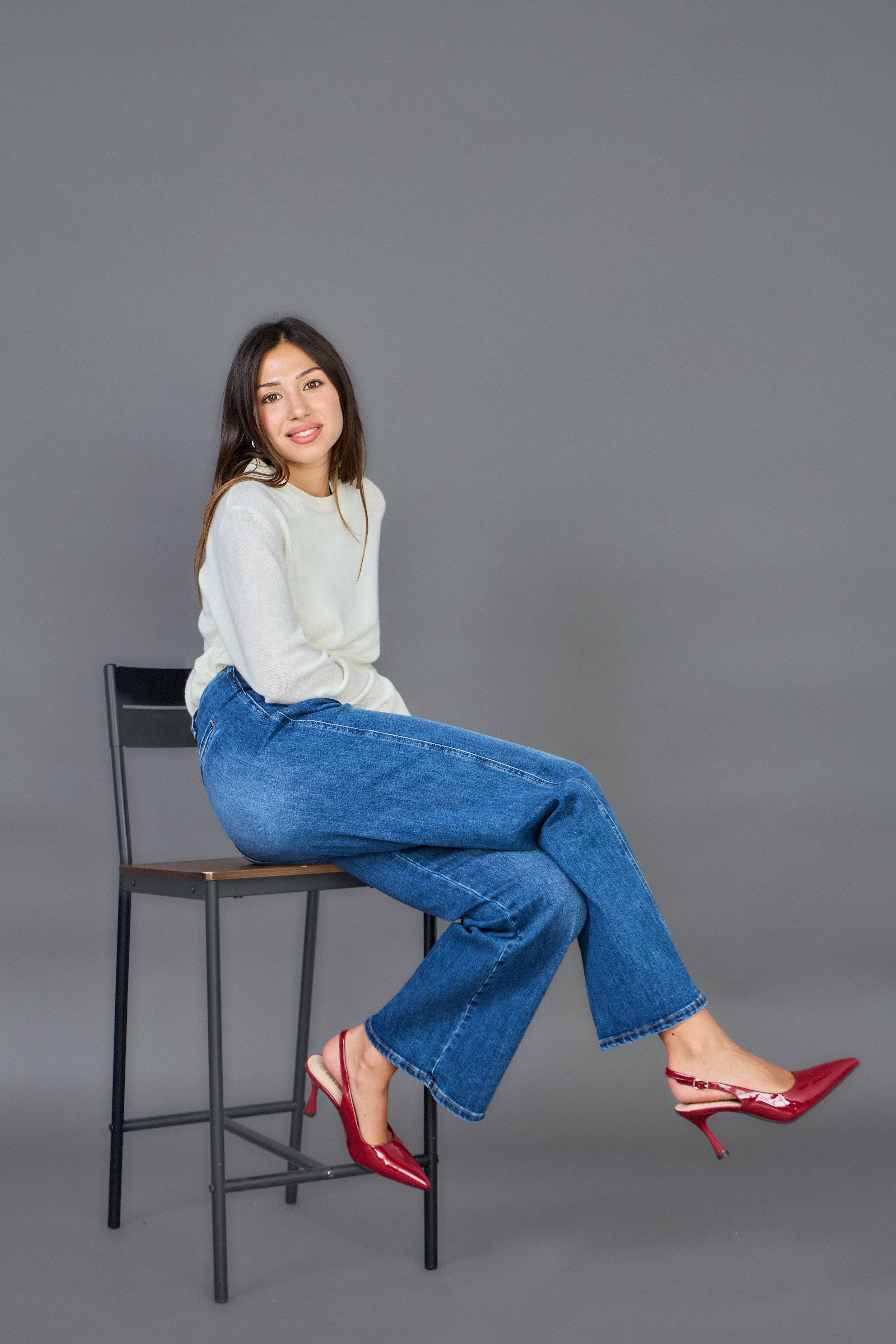 ANA & LUCY - Wholesale Jeans - Women's - Wide-Leg Jeans (Button Closure) "Audrey" - ANA & LUCY18