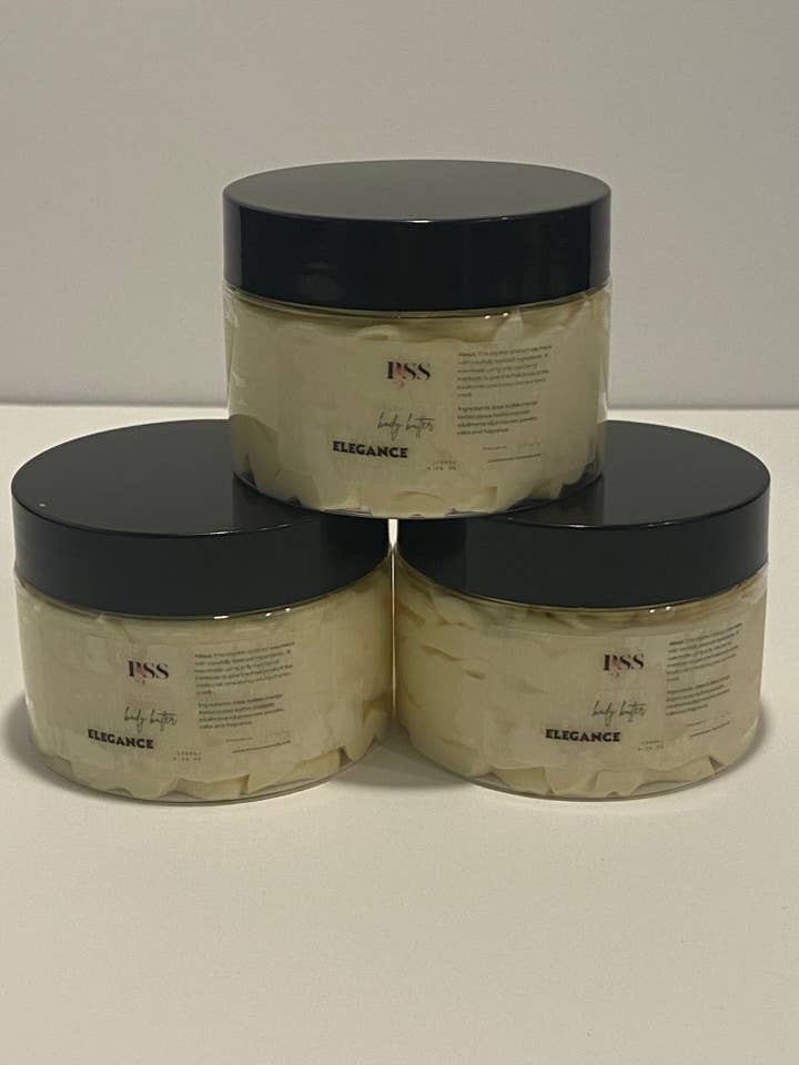 Körperbutter Elegance für den Großhandel von Petalsoftsoaps