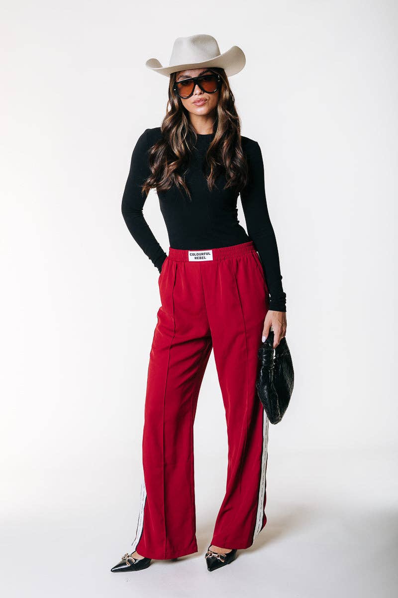 Vella Sport Pants | Medium red for wholesale on Faire