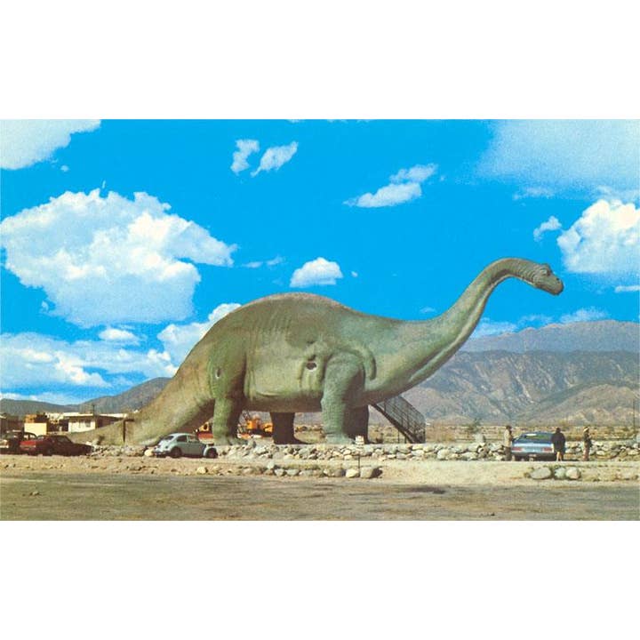 Postcard NP-143 Roadside Brontosaurus for wholesale by Found Image Press