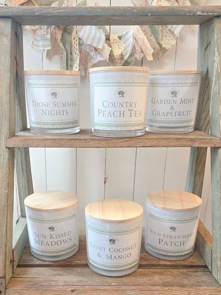 Warmer Days Collection for wholesale by Five Willows Candle Co.