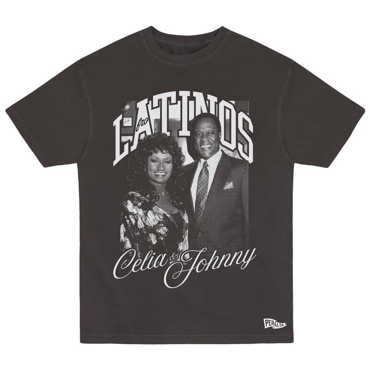CELIA & JOHNNY T-SHIRT for wholesale by The Peralta Project