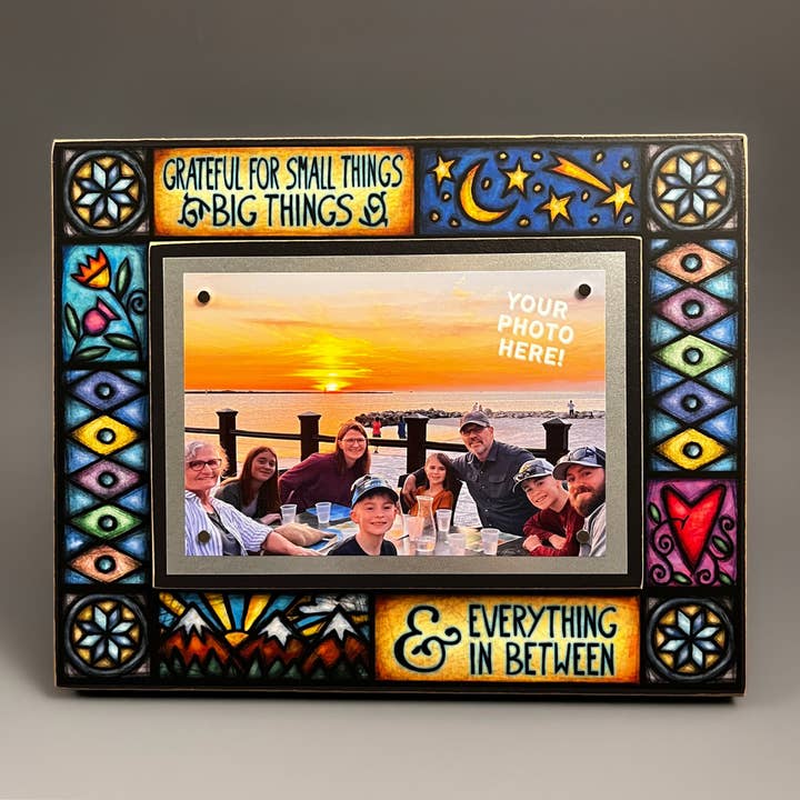 WAF52 - Grateful For Picture Frame for wholesale by Macone Clay / Spooner Creek