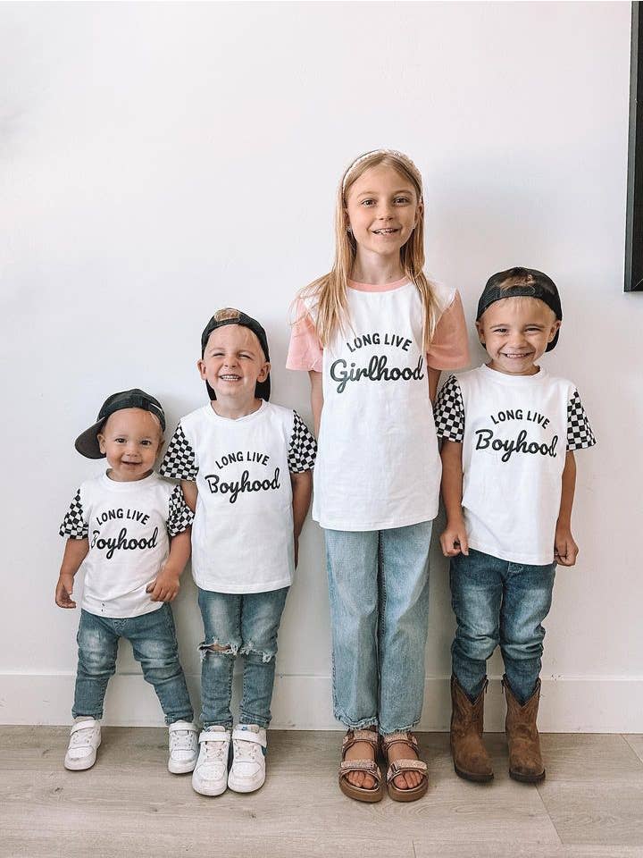 Holland Ave Clothing - Wholesale Screen Printed T-Shirt - Kids - Long Live Girlhood | Infant Toddler Youth Girls Shirt