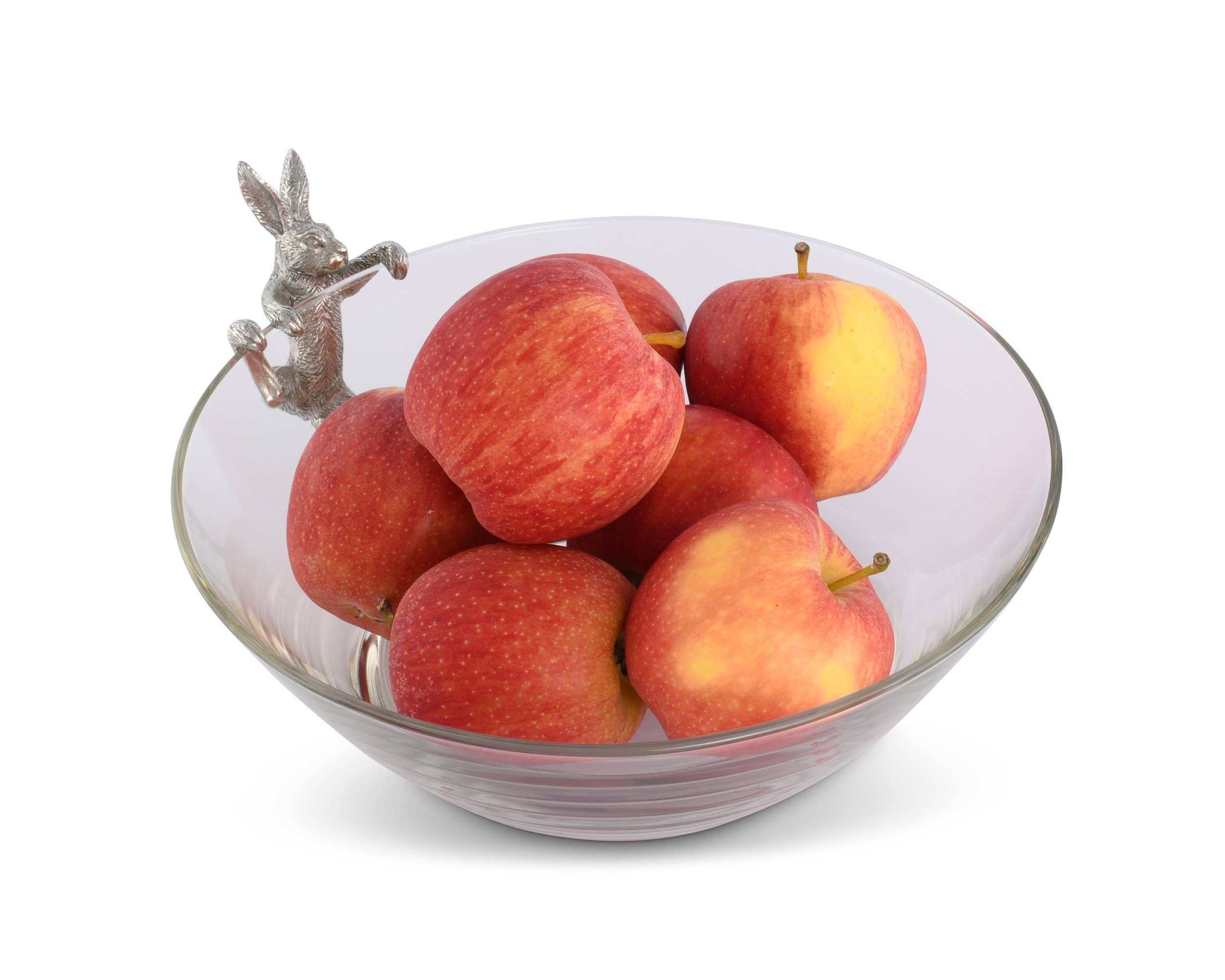 Vagabond House - Wholesale Serve Bowl - Climbing Bunny Glass Serving / Salad Bowl4