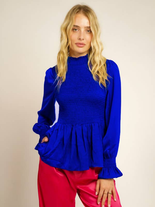 Top de babydoll smocké : ST1795 pour la vente par GeeGee x Lovelo