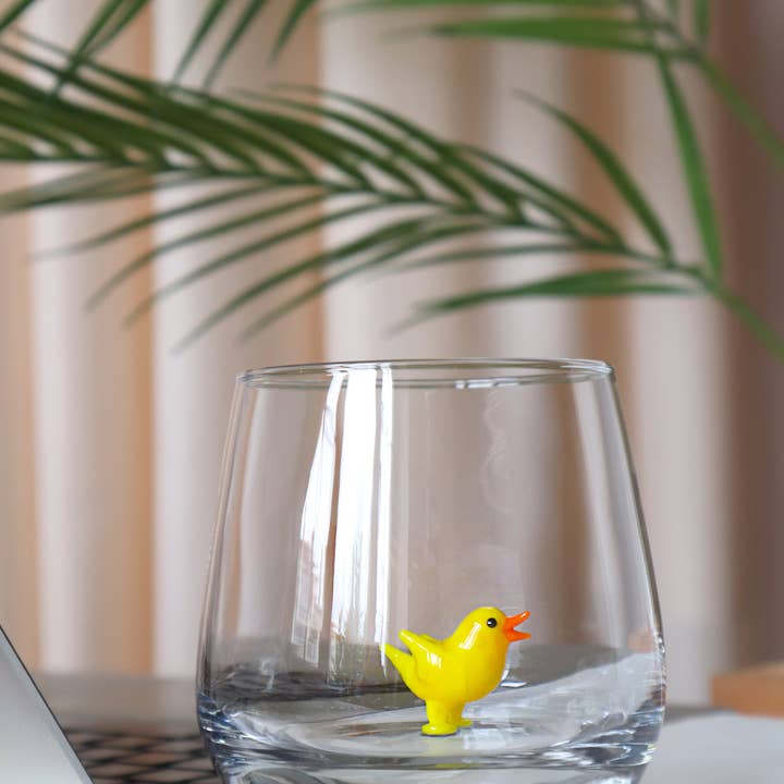Adamodart - Wholesale Drinking Glass/Cup - Rooster glasses, chicken, water cup, farm animal, glassware
