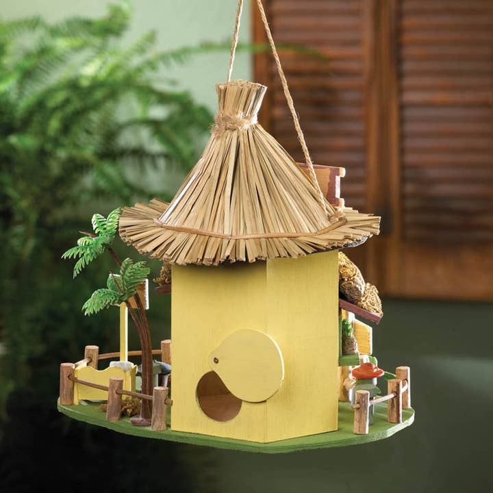 Zingz Home - Wholesale Bird House - Tiki Hut Birdhouse