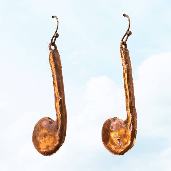 Fiddlehead Fern Earrings (03) for wholesale by begin again goods