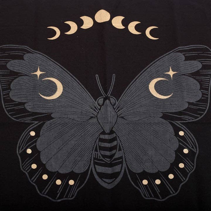 Something Different Wholesale - Vendita all'ingrosso Attrezzatura per meditazione - Panno d'altare Black Moth da 72 cm1