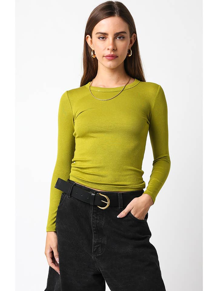 Olivaceous - Wholesale Knit Top - Women's - Jessie Top10