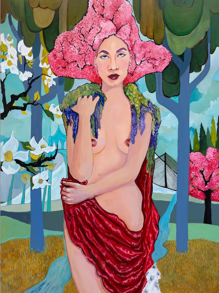 PORTLAND GODDESS (midden) voor wholesale door Sevigny Studio