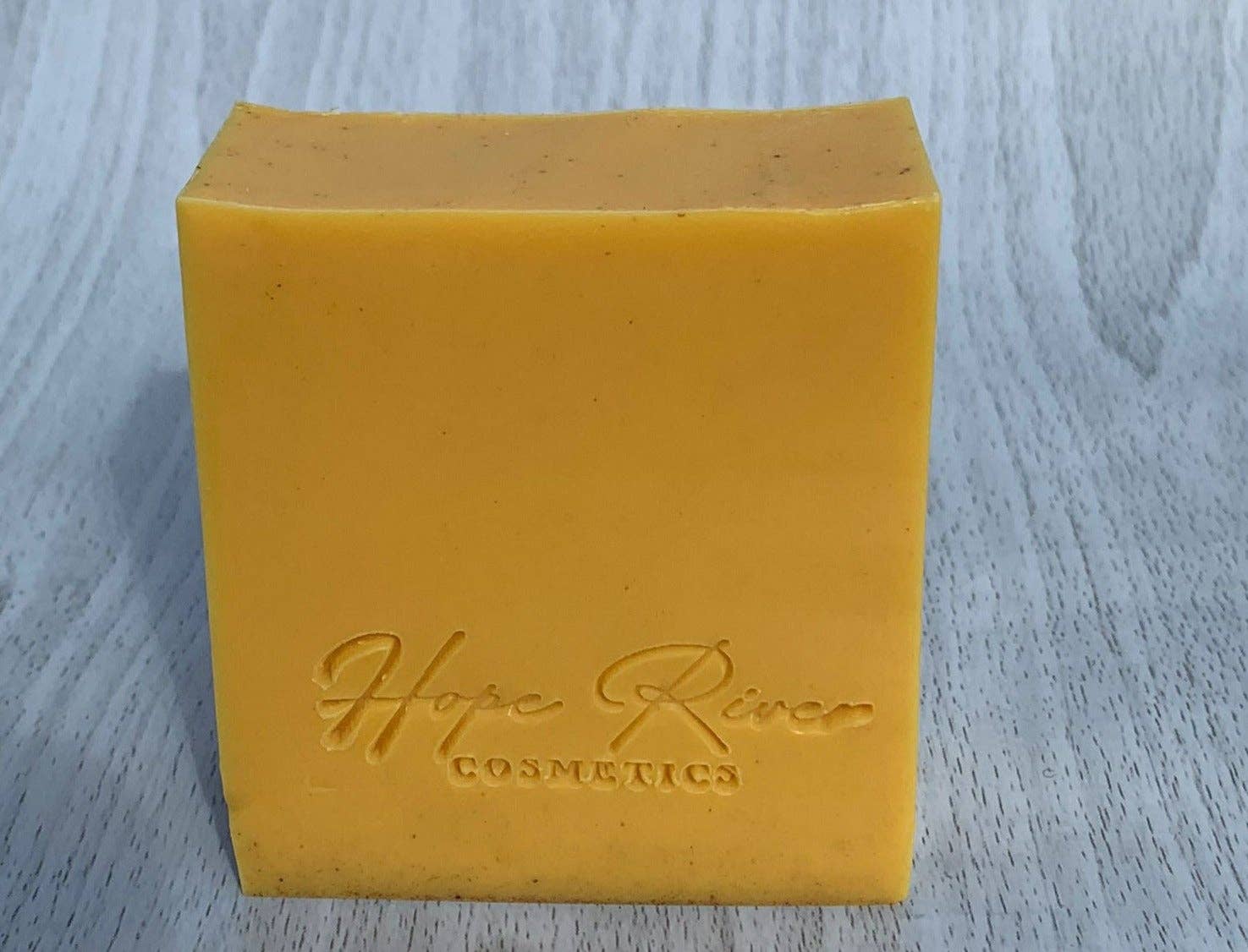 Hope River Cosmetics - Wholesale Bar Soap - Unscented Turmeric (Shea Butter)  Face and Body Bar1
