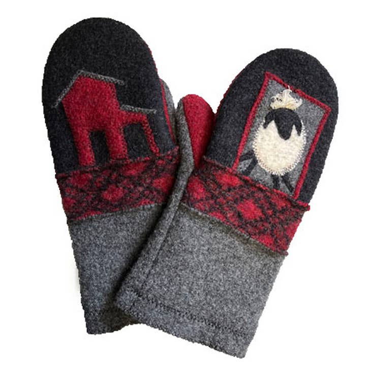 Moufles Mouton Noir pour la vente par Woolflower