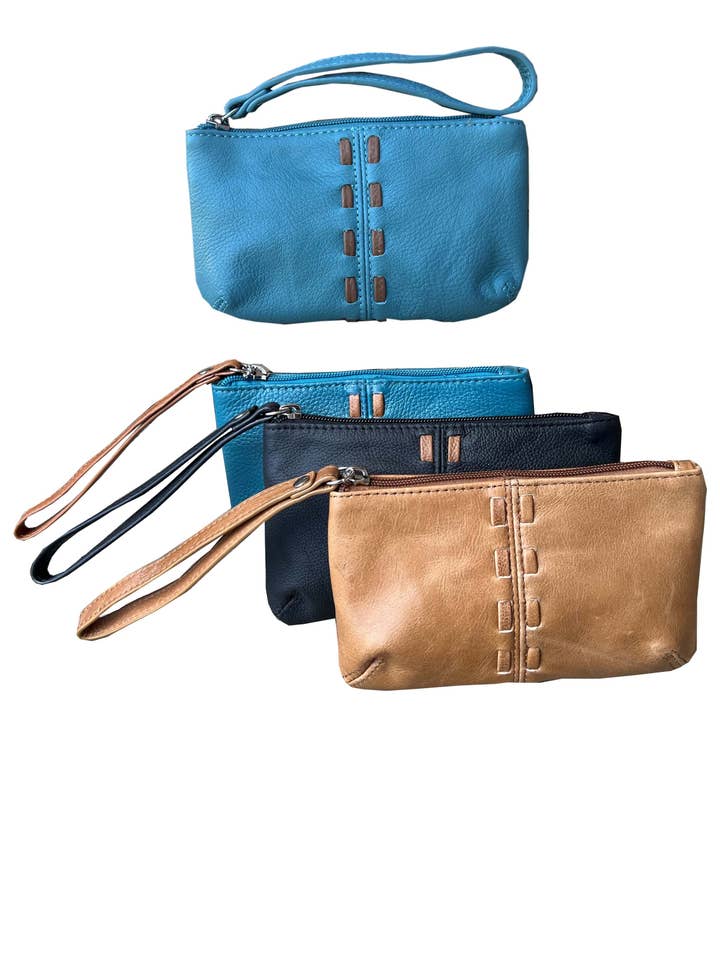 100 Cosmetic bag for wholesale by Roma Leathers, Inc.