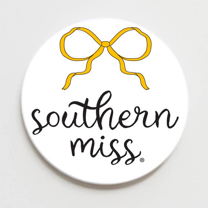 Good Vibez Collegiate - Vente Épinglettes/boutons - Université Southern Mississippi Bouton Nœud - 2,25 pouces0