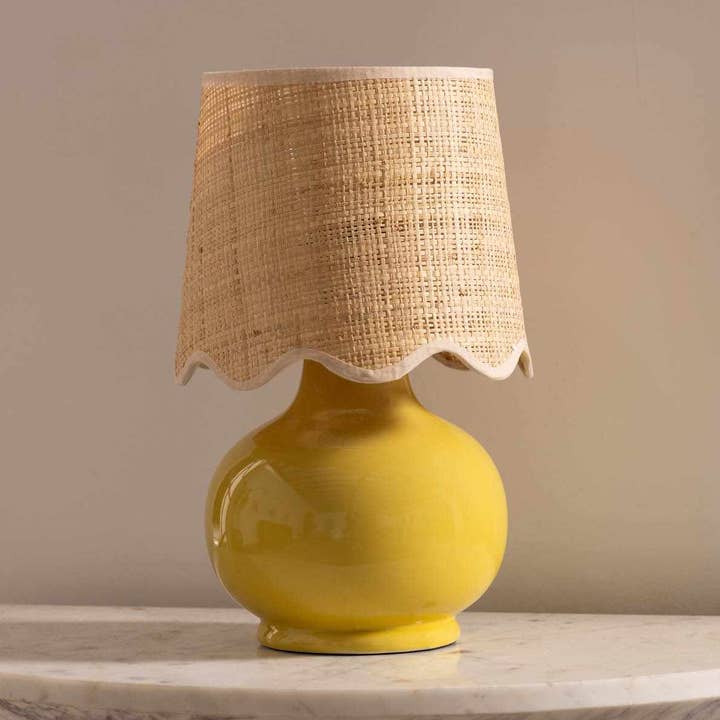 Theisseil Yellow Table Lamp for wholesale by Hauteloom