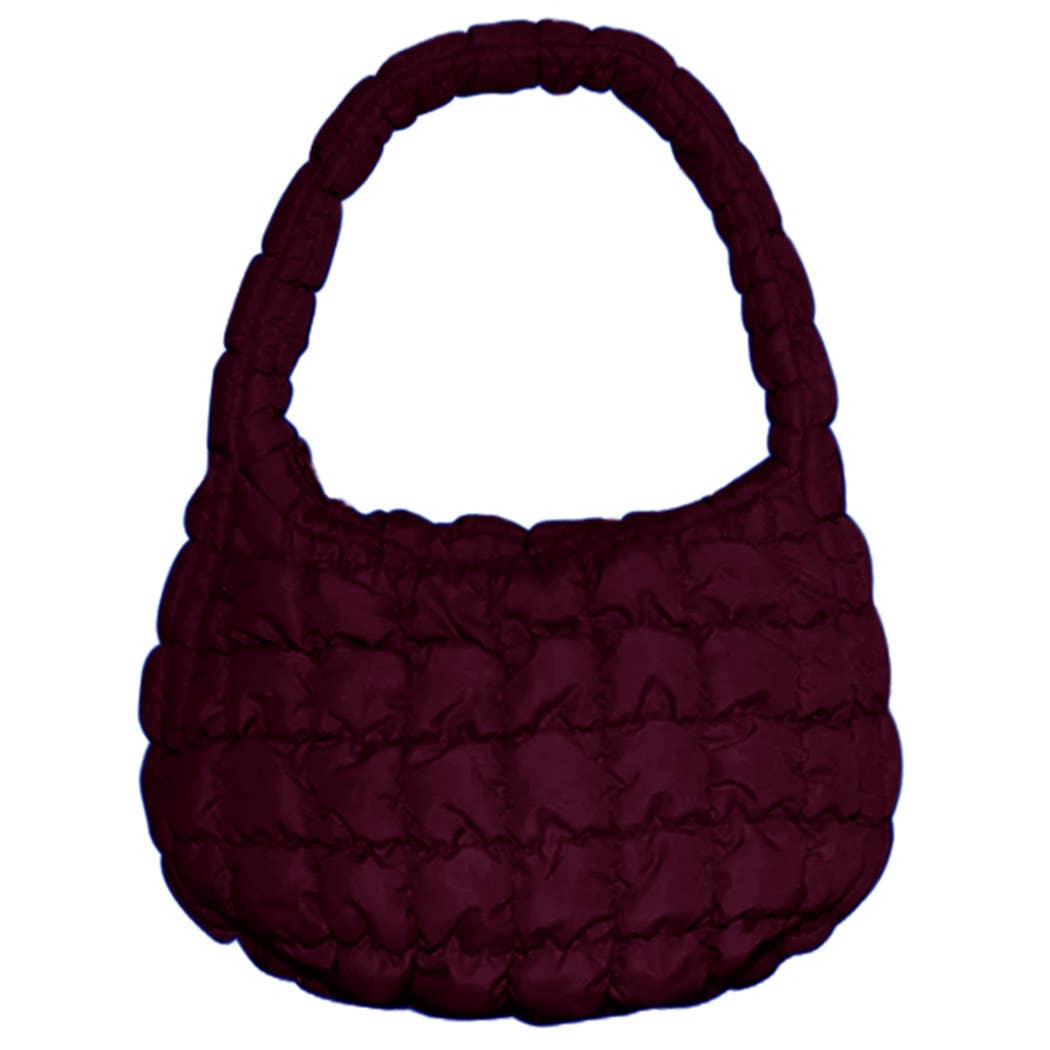 Fashion City – wholesale Axelremsväska – Dam – Snygg Puffer Lightweight Axelväska för kvinnor19