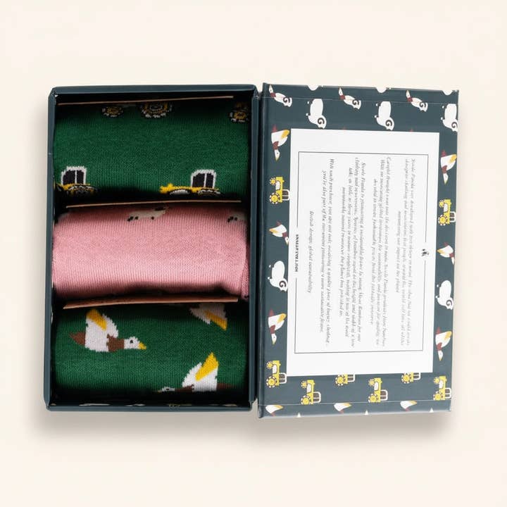 Bamboo Farm Socks for wholesale by Burghley