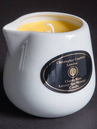 Classic Rose - Vela de masaje Luxury Spa 228ml para venta al por mayor de Christopher Courtney