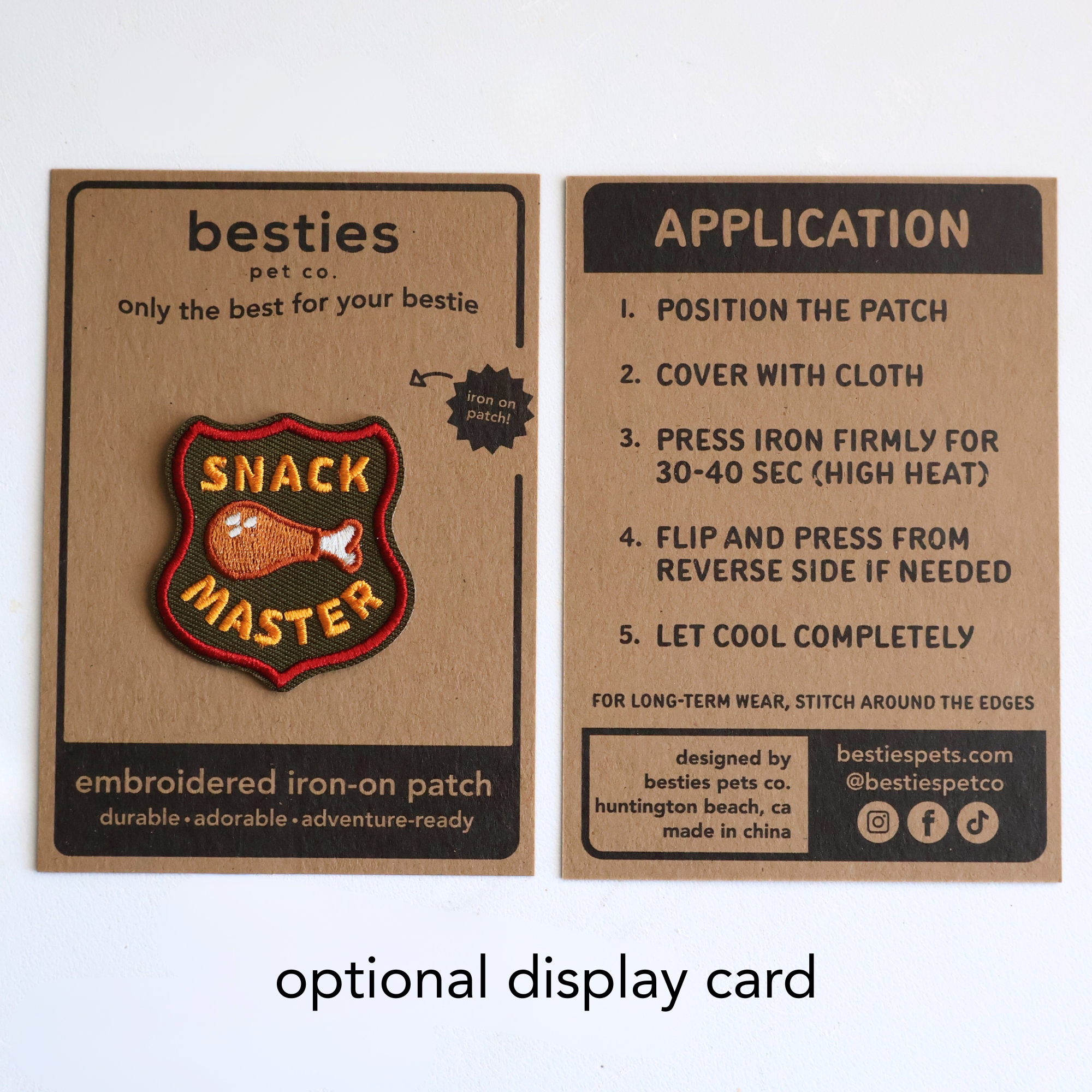 Besties Pets - Wholesale Patch - Bark Ranger | Iron-On Patches For Dogs1