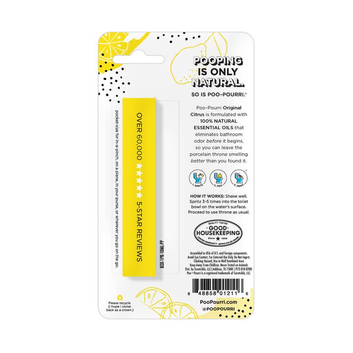 ~Pourri - Wholesale Toilet Spray - Poo~Pourri Original Citrus 10mL Travel Size