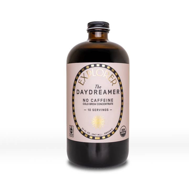 Explorer Cold Brew - Wholesale Iced Coffee/Cold Brew - Daydreamer: Decaf Cold Brew Concentrate | 32oz | 12pk