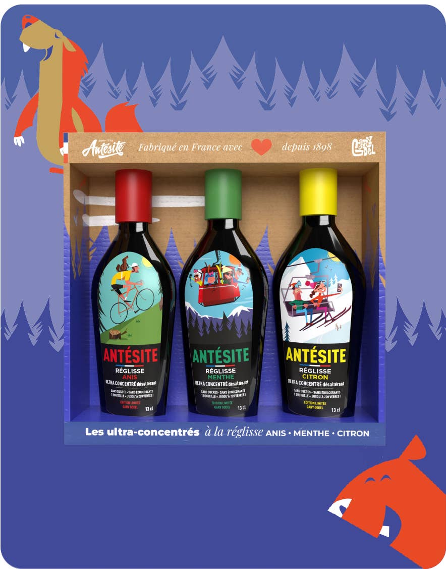 Antésite - Maison Noirot - Wholesale Licorice - Uc Gary Godel Box 3*13 cl