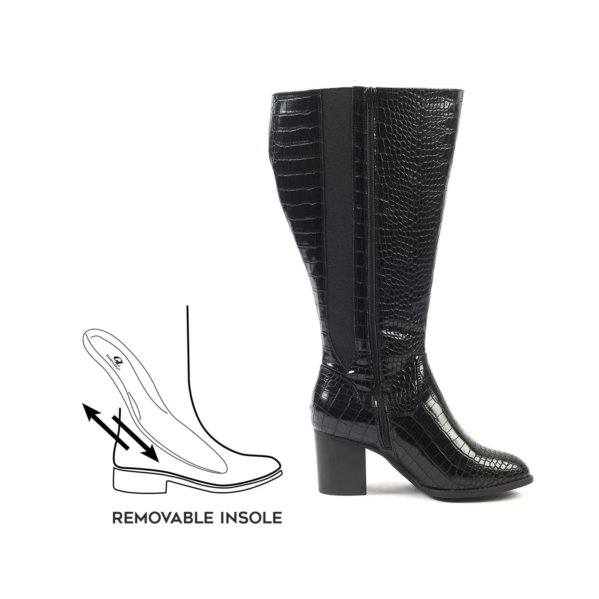 Gabylou - Wholesale Boots - Women's - Wide Calf Boots 3XL - Romy Model27