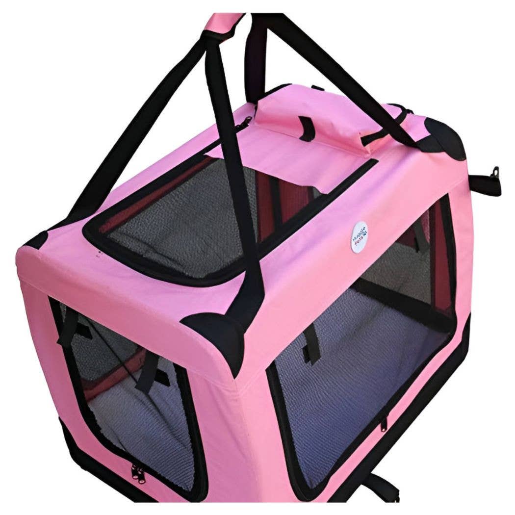 HugglePets - Vente Caisse de transport – chat et chien - Sac de transport pliable HugglePets en tissu pour animaux21