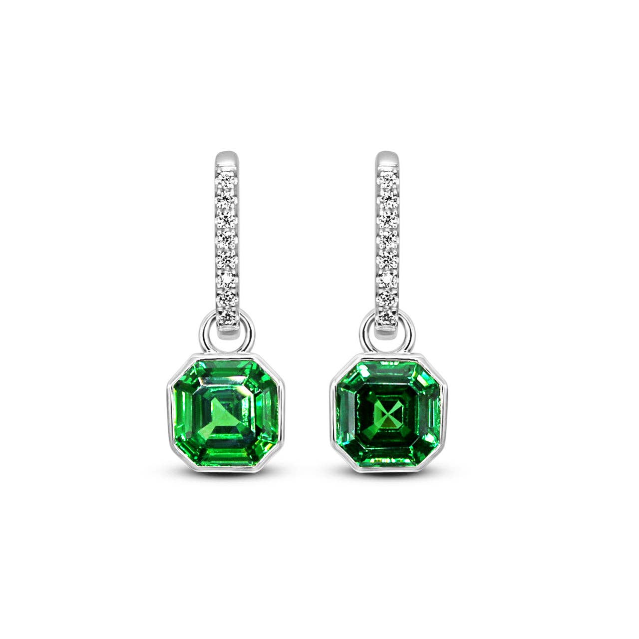 Chloe + Lois - Wholesale Hoop Earrings - Luxe Asscher Hoops9