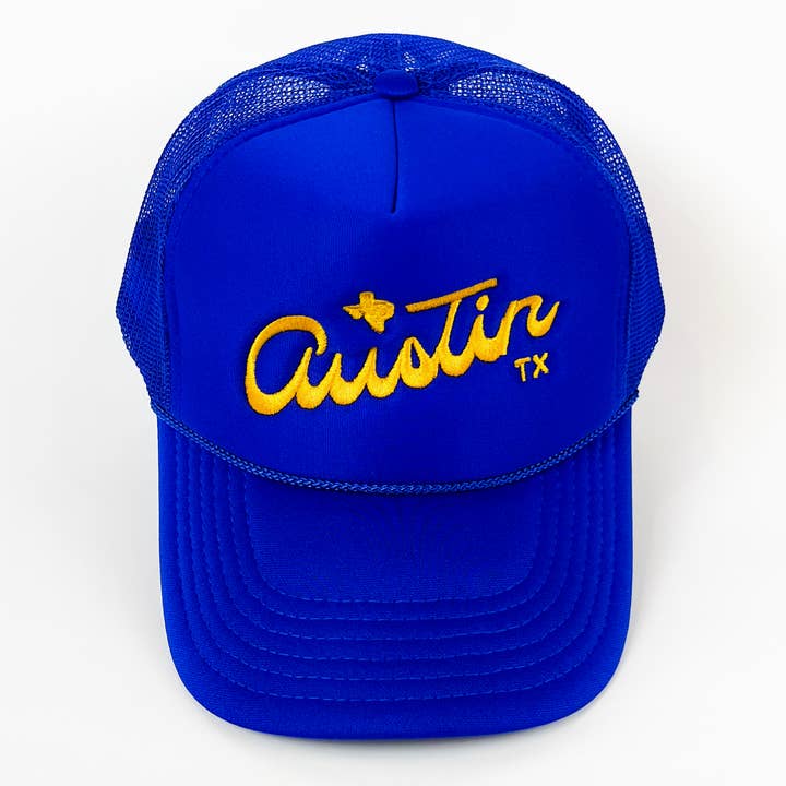 Austin Cap Royal Embroidered for wholesale by Yonder Goods