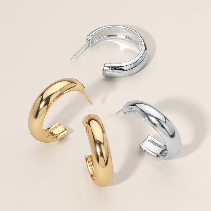 Sensibling Corp. - Wholesale Hoop Earrings - Stainless Steel Hoop Earrings
4