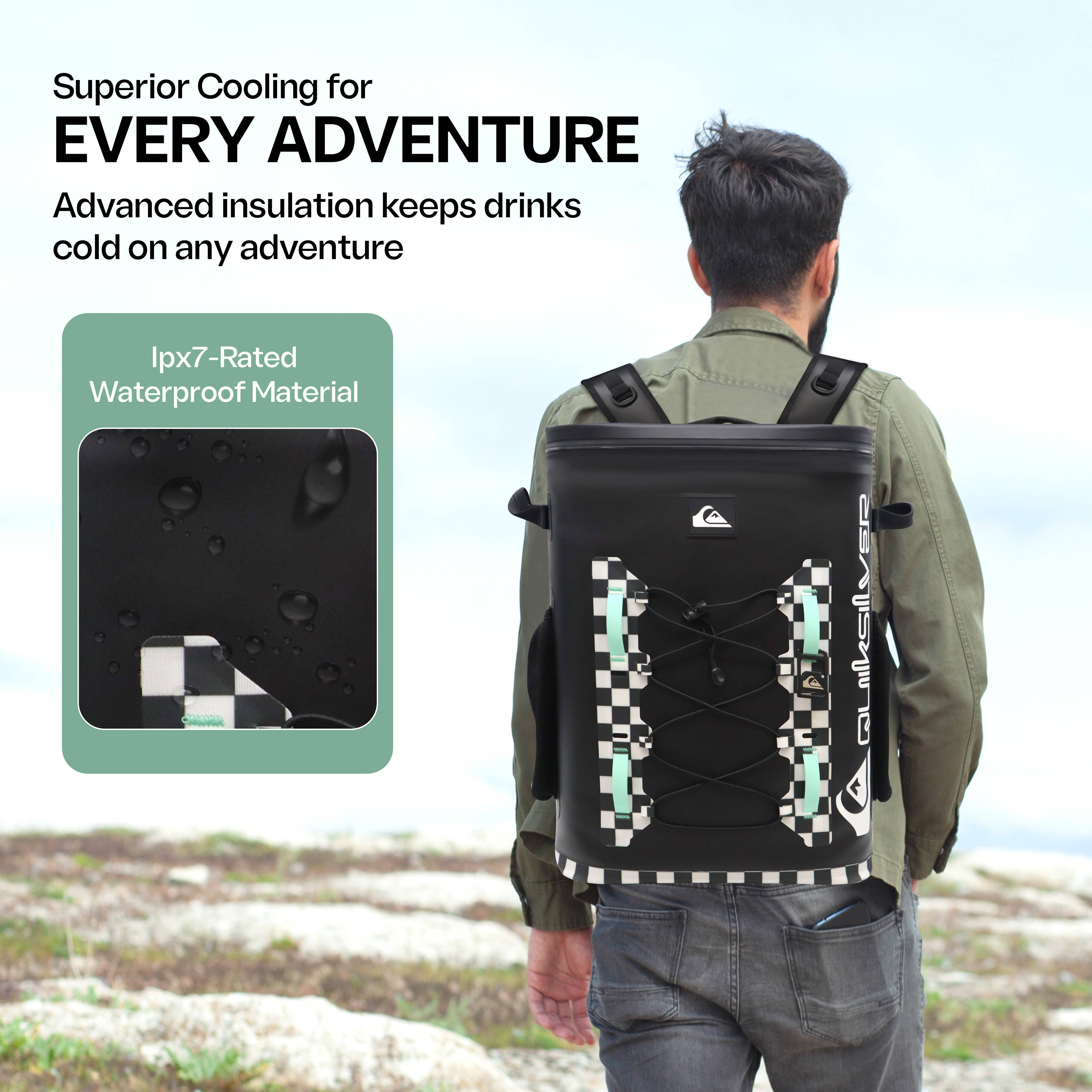 Quiksilver Hydration - Wholesale Cooler/Cooler Bag - Shoreline Collection Backpack Cooler Bag 7