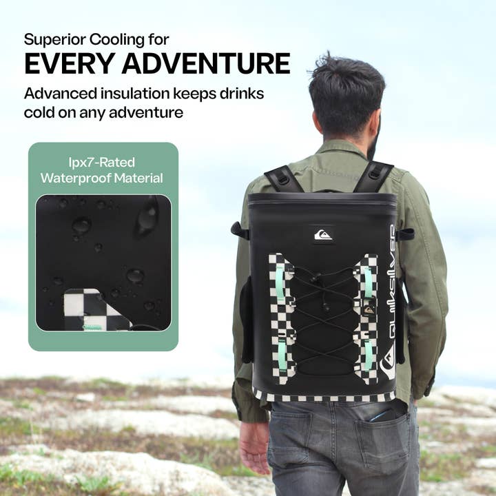 Quiksilver Hydration - Wholesale Cooler/Cooler Bag - Shoreline Collection Backpack Cooler Bag 7