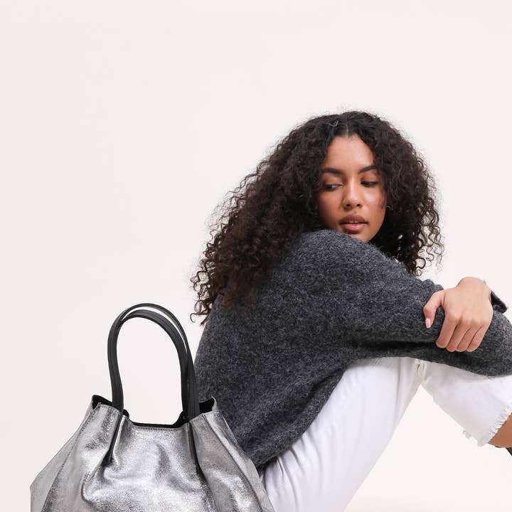 Cherry Paris - Wholesale Top Handle Bag - Women's - ETHEL METAL Bag- 3965B14