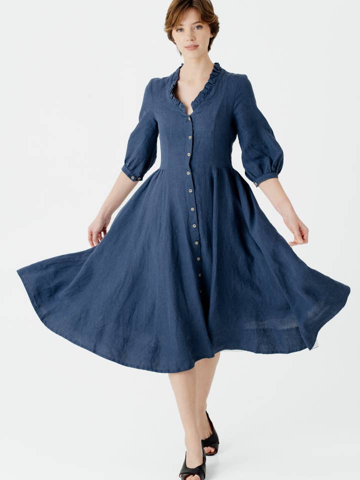 Mon Cheri Ophelia Dress, 3/4 Sleeve for wholesale on Faire15