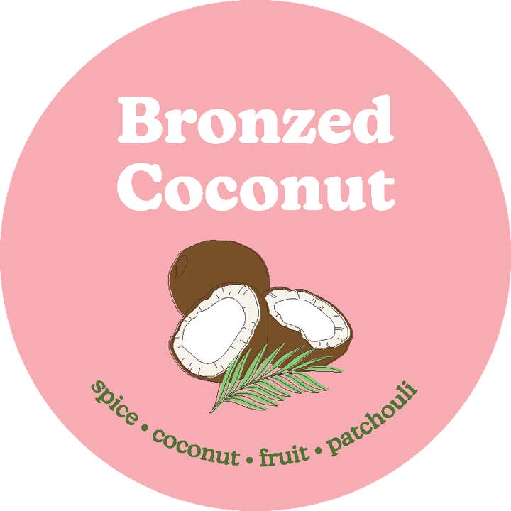 Happy Wax - Wholesale Wax Melt - Bronzed Coconut Wax Melts - Eco Tin (4 oz) or 8 oz Pouch4